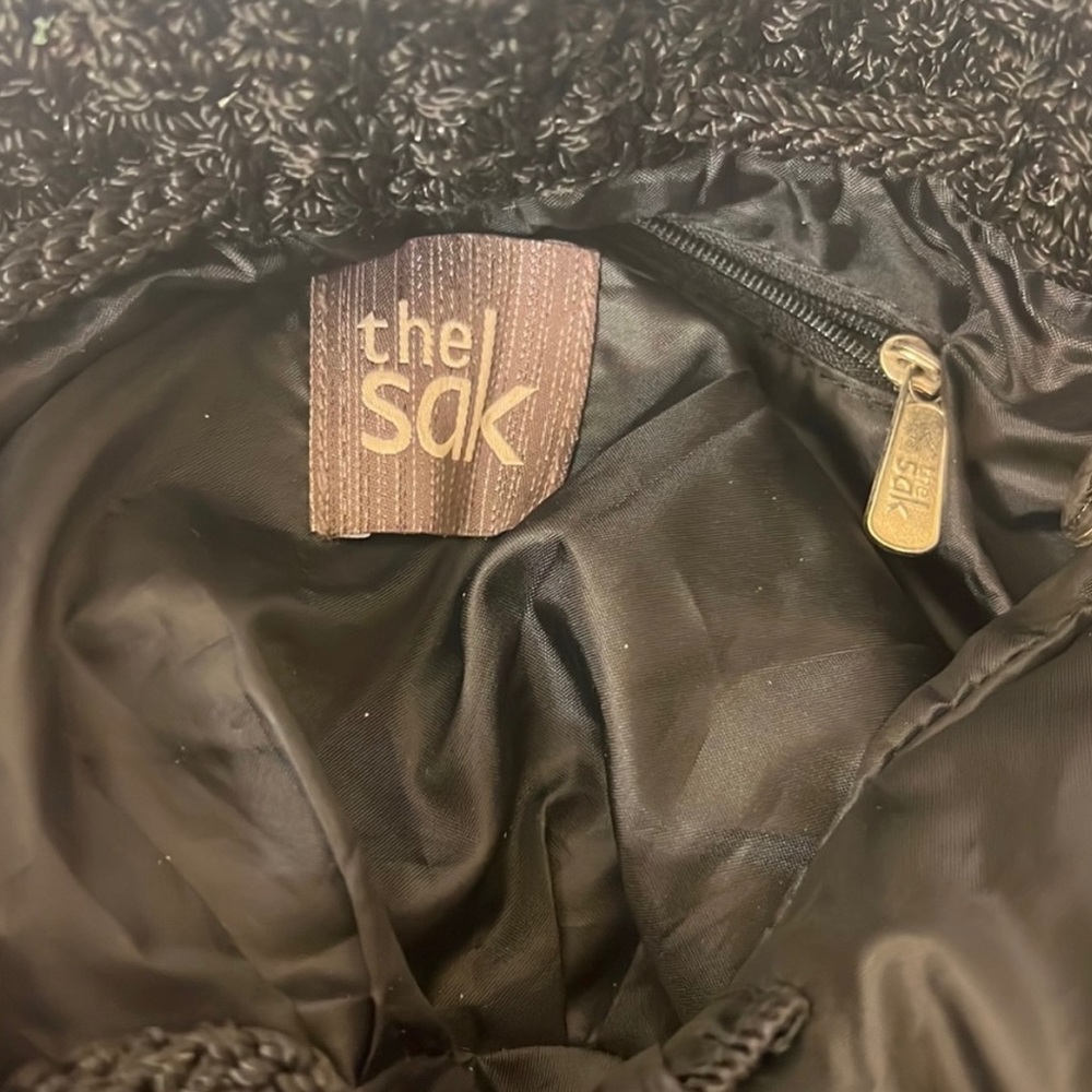 The Sak Black Sequin Ivy Drawstring Bucket Bag - image 3